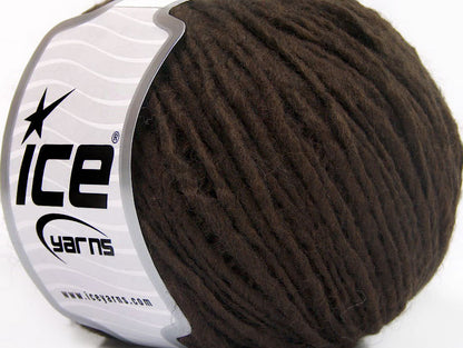 Wool Cord Aran Coffee Brown fnt2-59799