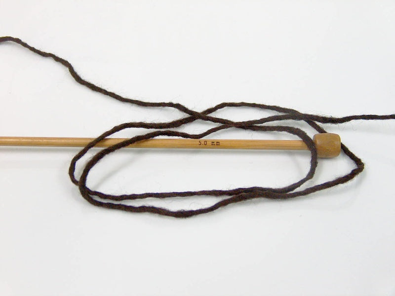 Wool Cord Aran Coffee Brown fnt2-59799