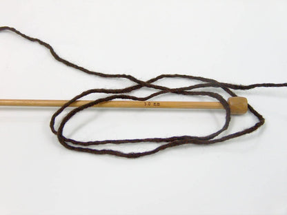 Wool Cord Aran Coffee Brown fnt2-59799