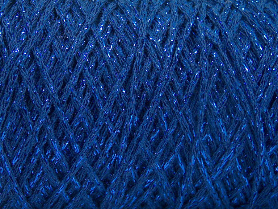 Macrame Cotton Glitz Blue Sku:fnt2-60136
