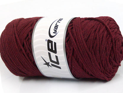 Macrame Cotton Bulky Burgundy Sku:fnt2-60172