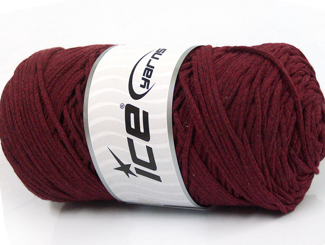 Macrame Cotton Bulky Burgundy Sku:fnt2-60172