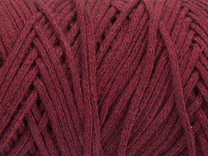 Macrame Cotton Bulky Burgundy Sku:fnt2-60172