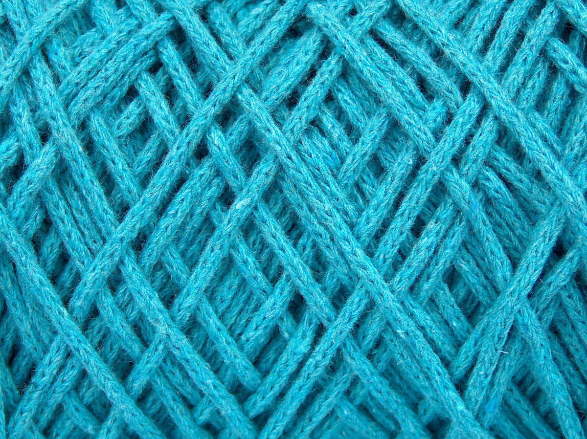 Macrame Cotton Bulky Turquoise Sku:fnt2-60175