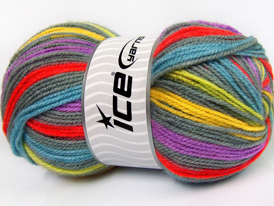 GumBall Grey, Red, Lilac, Yellow, Green Sku:fnt2-60877