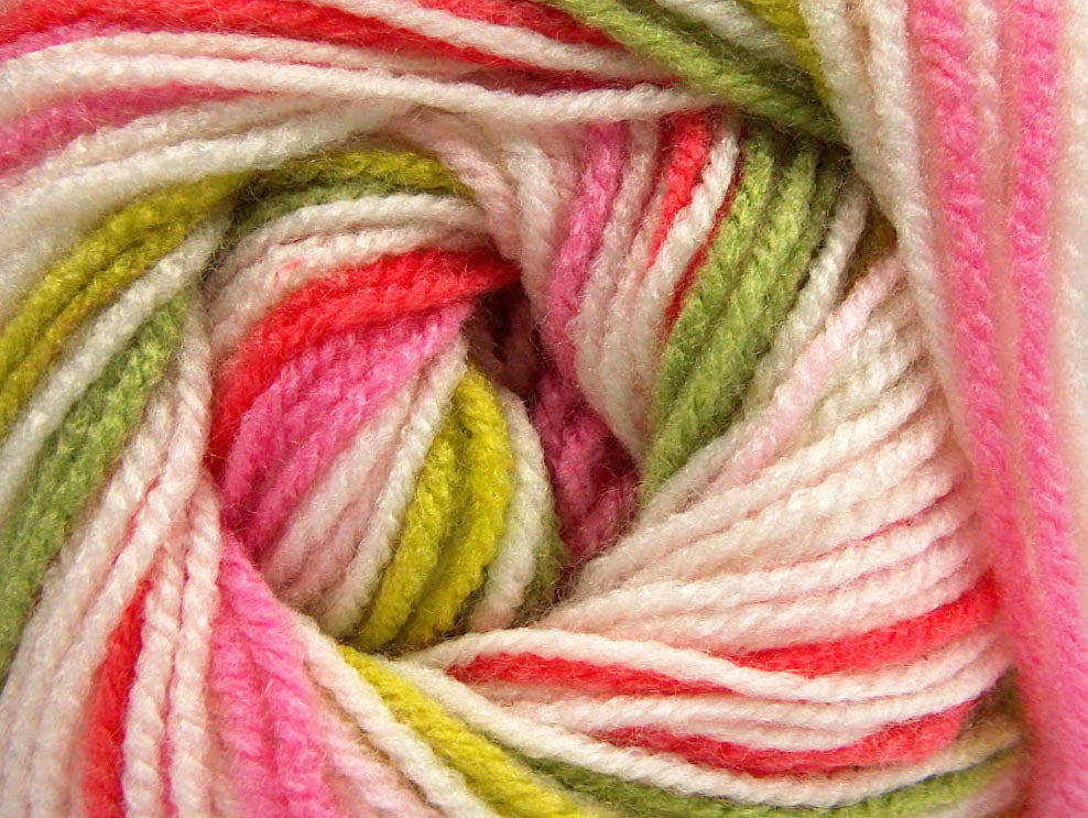 GumBall Pink Shades, Green Shades, White, Salmon Sku:fnt2-60887