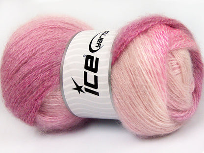 Mohair Pastel Pink Shades Sku:fnt2-61001