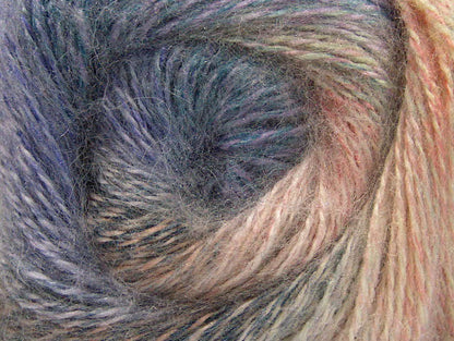 Mohair Pastel Lilac, Salmon, Blue, Cream fnt2-61003