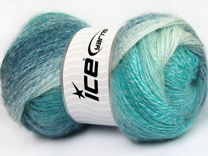 Mohair Pastel Turquoise Shades Sku:fnt2-61006