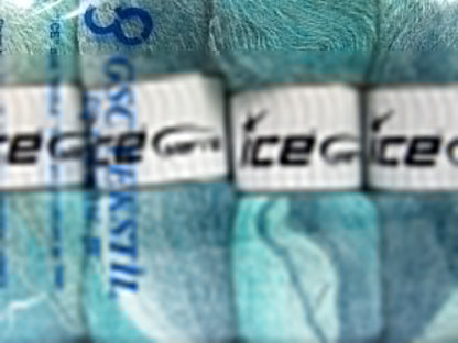 Mohair Pastel Turquoise Shades Sku:fnt2-61006