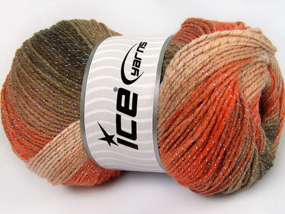 Magic Glitz Brown Shades, Orange Sku:fnt2-61101