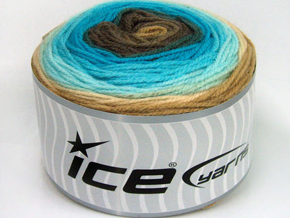 Cakes Baby Fine Brown Shades, Turquoise Shades Sku:fnt2-61143