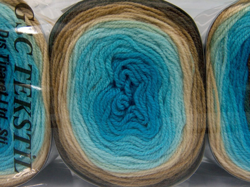 Cakes Baby Fine Brown Shades, Turquoise Shades Sku:fnt2-61143