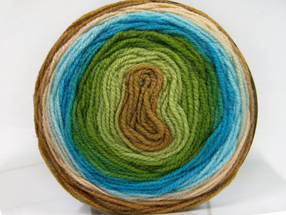 Cakes Baby Fine Green Shades, Turquoise Shades, Brown Shades Sku:fnt2-61144