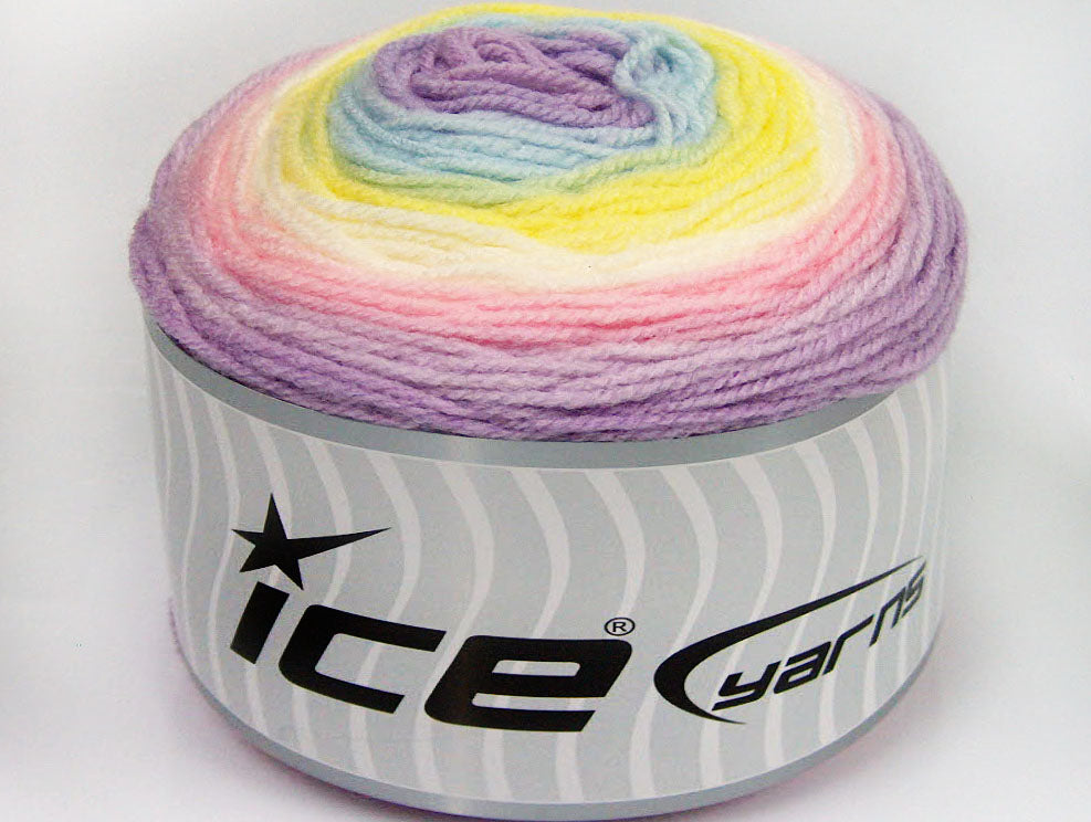 Cakes Baby Fine Lilac, Pink, White, Yellow, Blue Sku:fnt2-61153