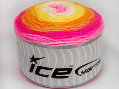 Cakes Baby Fine Pink, Fuchsia, Salmon, Orange, Yellow, White Sku:fnt2-61154