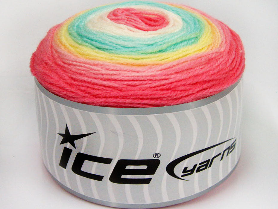 Cakes Baby Fine Salmon, Pink, Yellow, Mint Green, White Sku:fnt2-61156