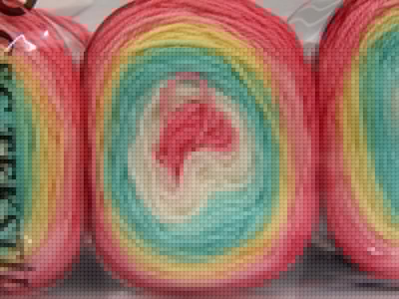 Cakes Baby Fine Salmon, Pink, Yellow, Mint Green, White Sku:fnt2-61156