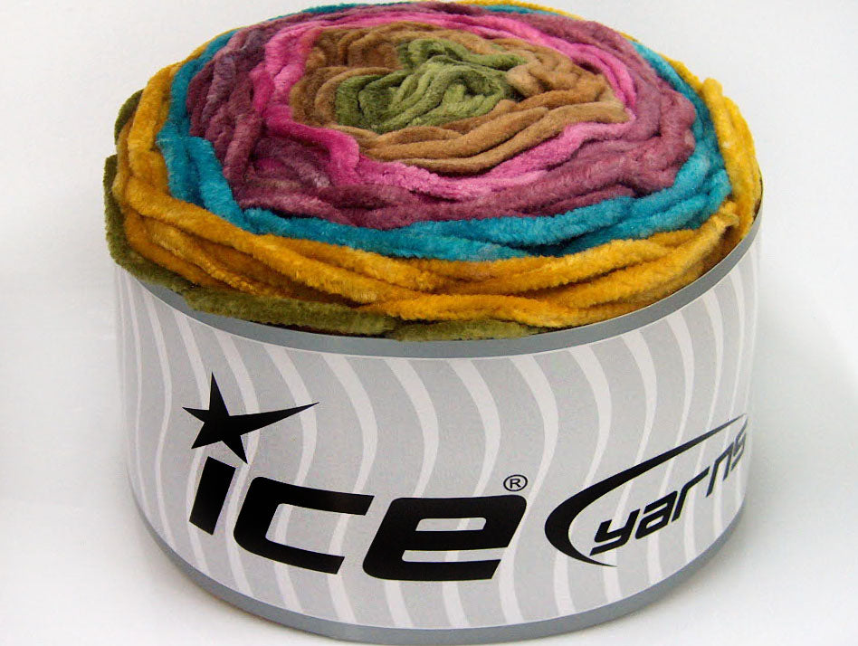 Cakes Chenille Gold, Turquoise, Purple, Pink, Brown, Khaki Sku:fnt2-61160