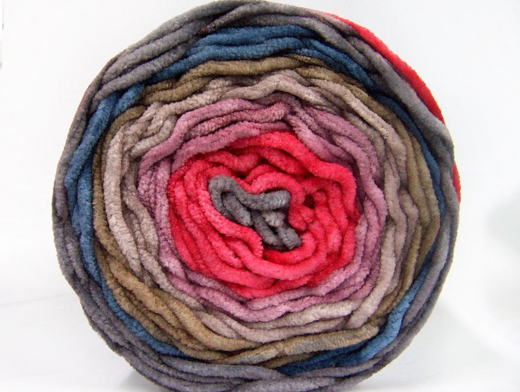 Cakes Chenille Grey, Jeans Blue, Camel, Lilac, Salmon Sku:fnt2-61164