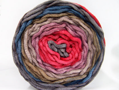 Cakes Chenille Grey, Jeans Blue, Camel, Lilac, Salmon Sku:fnt2-61164