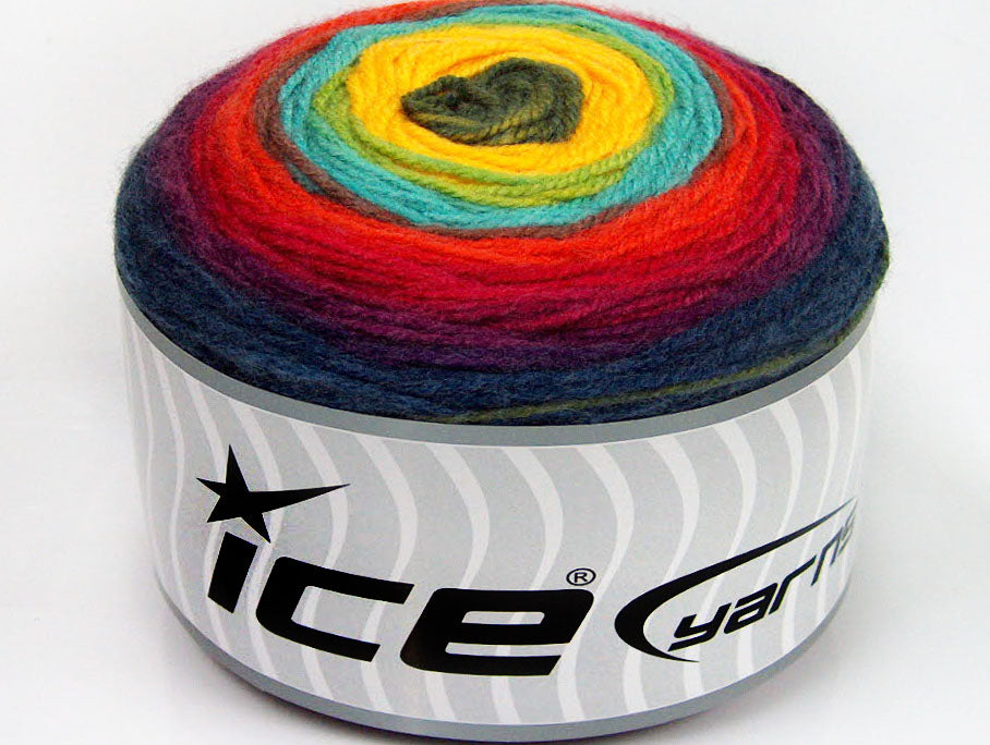 Cakes DK Navy, Purple, Fuchsia, Red, Green Shades, Yellow Sku:fnt2-61190