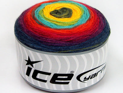 Cakes DK Navy, Purple, Fuchsia, Red, Green Shades, Yellow Sku:fnt2-61190