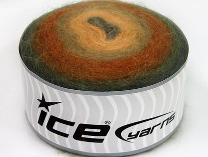 Cakes Angora Brown Shades, Khaki, Light Salmon Sku:fnt2-61240