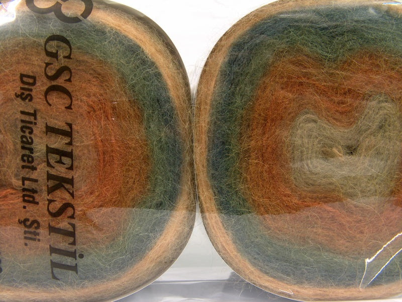 Cakes Angora Brown Shades, Khaki, Light Salmon Sku:fnt2-61240