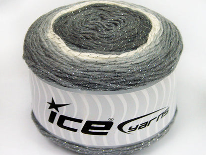 Cakes Glitz Grey Shades, White Sku:fnt2-61251