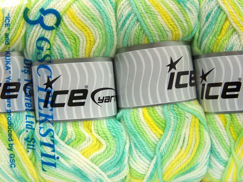 Favorite Baby Green Shades, Yellow, White Sku:fnt2-61342