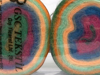 Cakes Angora Green, Orange, Mint Green, Blue, Fuchsia Sku:fnt2-61385