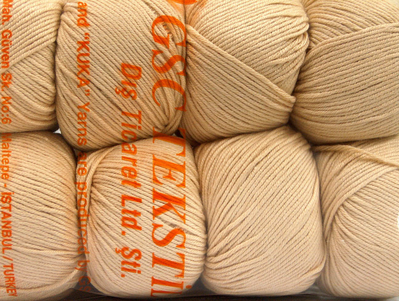 Amigurumi Cotton 25 Dark Cream Sku:fnt2-62382