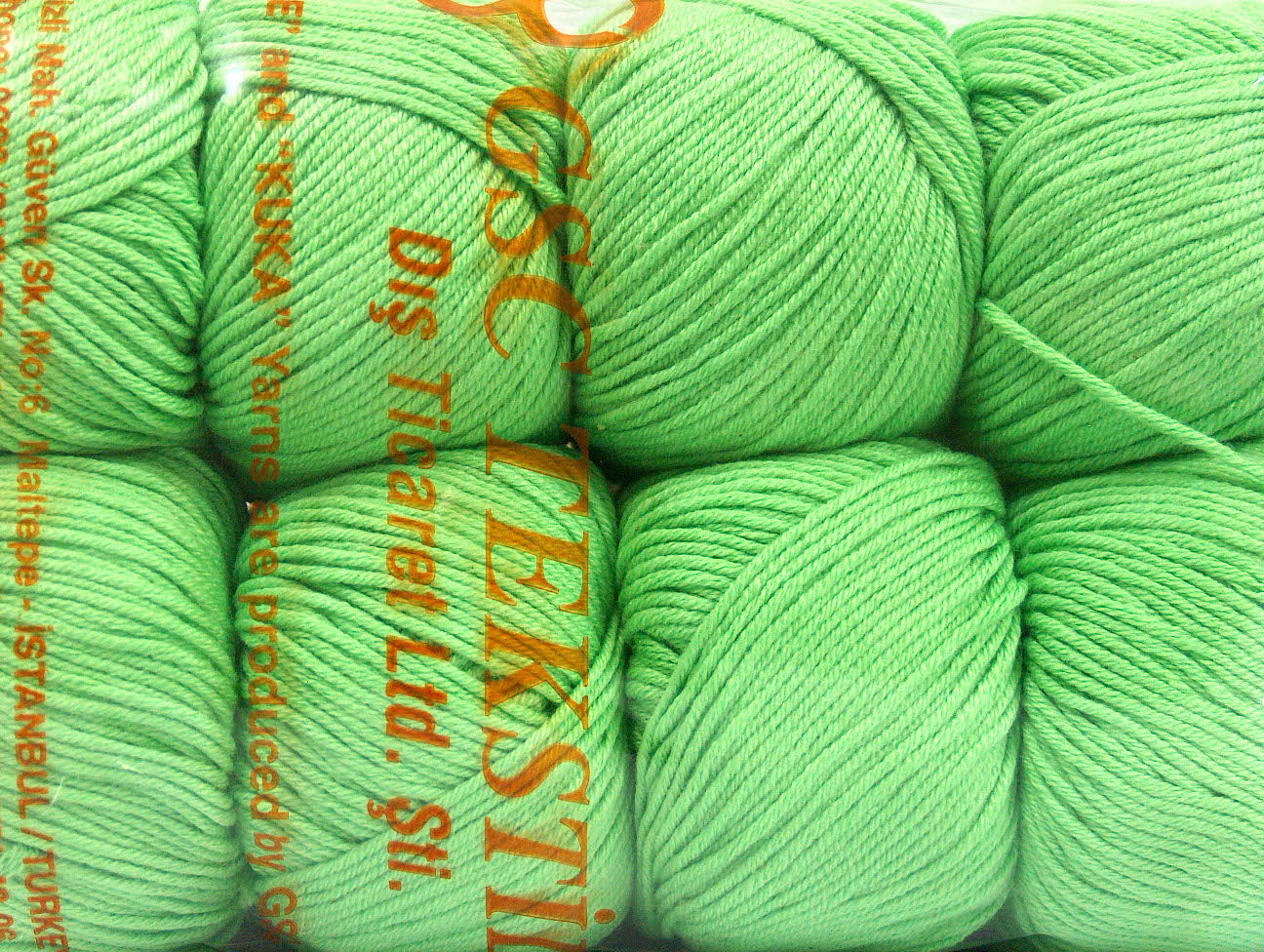 Amigurumi Cotton 25 Light Green Sku:fnt2-62390