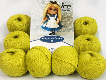 Amigurumi Cotton 25 Light Olive Green Sku:fnt2-62391