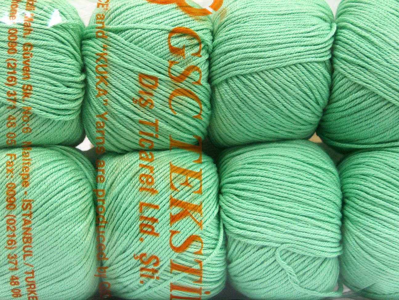 Amigurumi Cotton 25 Mint Green Sku:fnt2-62392