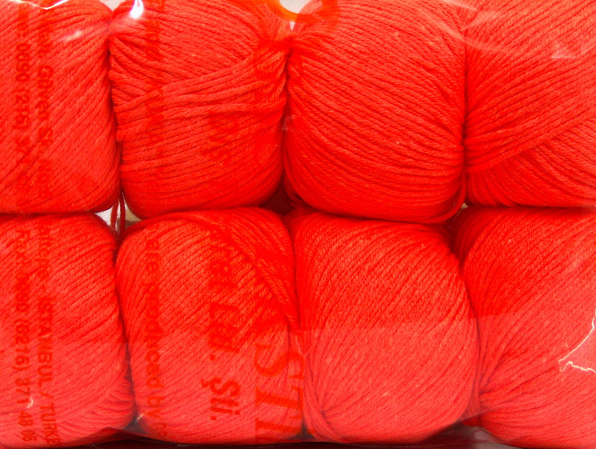 Amigurumi Cotton 25 Neon Orange Sku:fnt2-62399