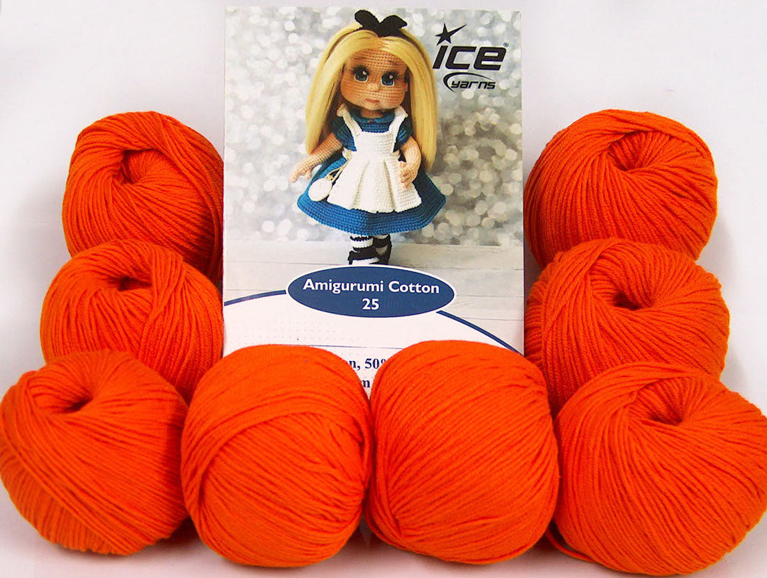 Amigurumi Cotton 25 Light Orange Sku:fnt2-62401