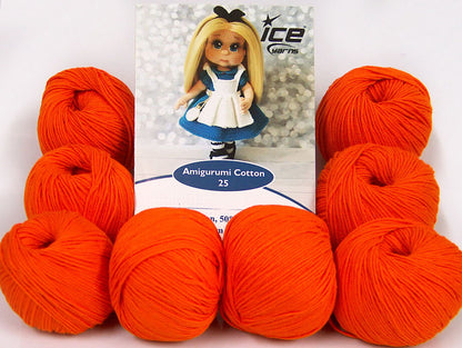 Amigurumi Cotton 25 Light Orange Sku:fnt2-62401