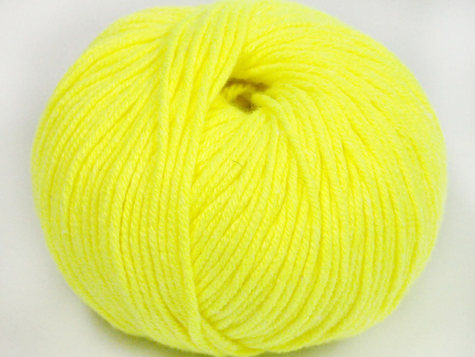 Amigurumi Cotton 25 Neon Yellow Sku:fnt2-62406