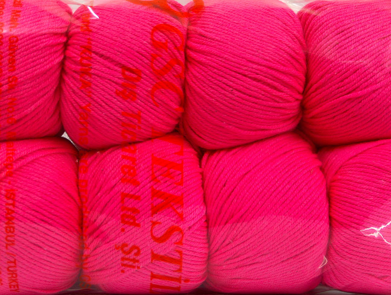Amigurumi Cotton 25 Neon Pink Sku:fnt2-62408