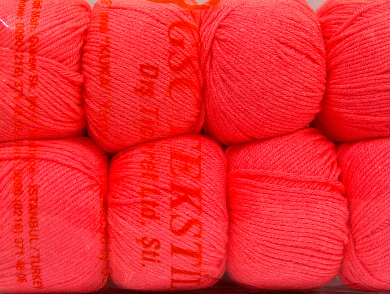 Amigurumi Cotton 25 Neon Salmon Sku:fnt2-62412