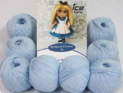 Amigurumi Cotton 25 Baby Blue Sku:fnt2-62425