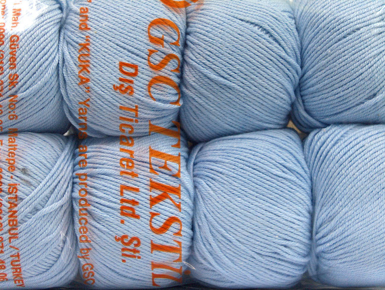 Amigurumi Cotton 25 Baby Blue Sku:fnt2-62425