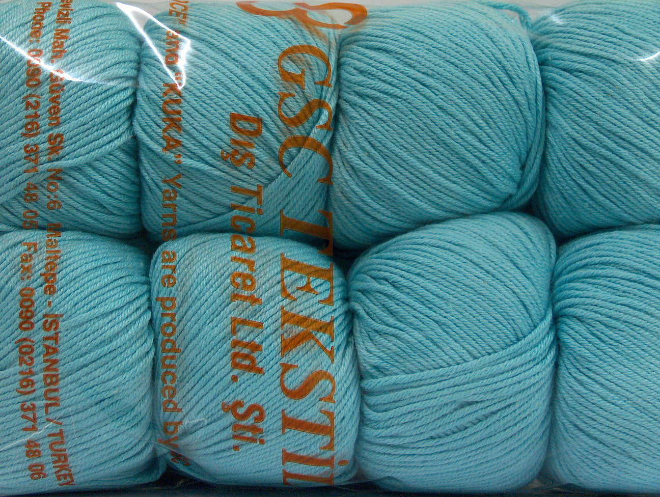 Amigurumi Cotton 25 Light Turquoise Sku:fnt2-62429