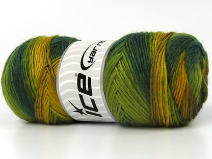 Rainbow Green Shades, Gold, Brown Shades Sku:fnt2-62903