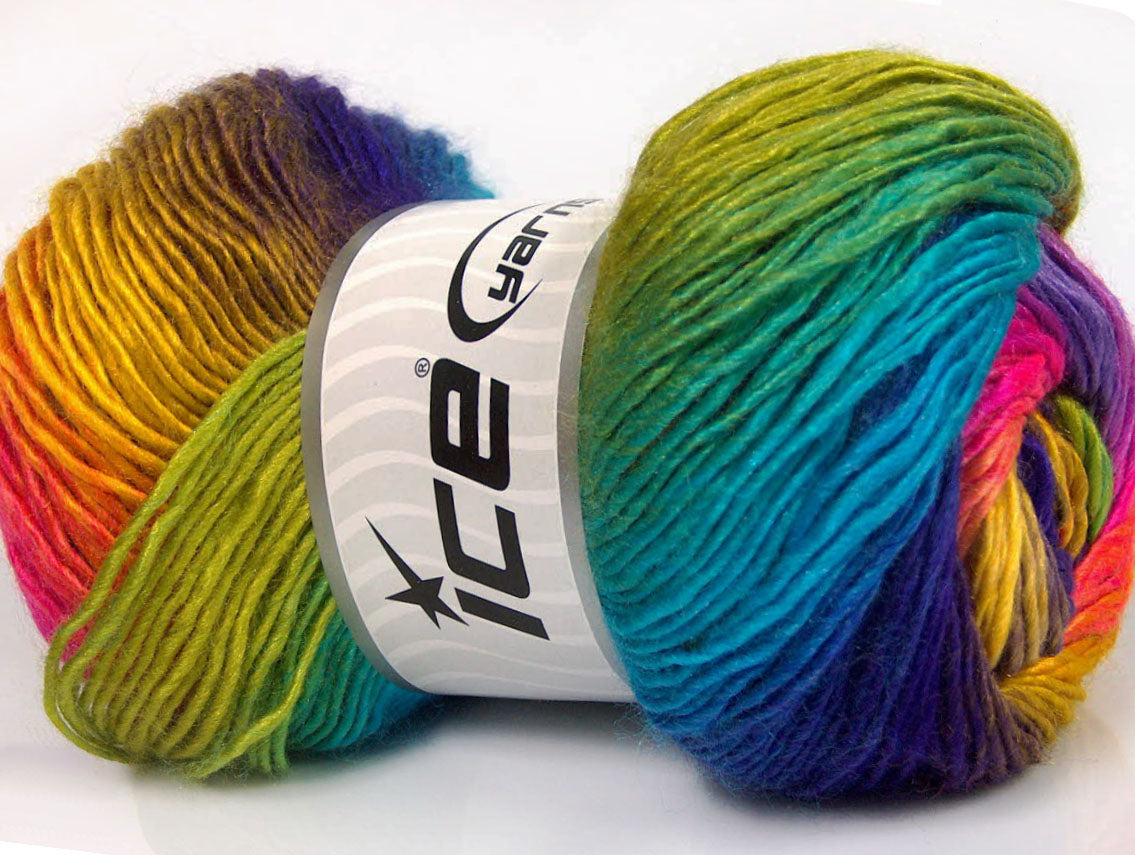 Rainbow Green, Turquoise, Blue, Gold, Pink fnt2-62912