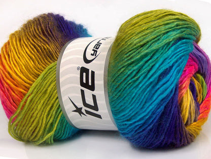 Rainbow Green, Turquoise, Blue, Gold, Pink fnt2-62912