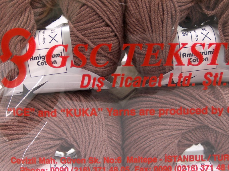 Amigurumi Cotton Brown fnt2-63012