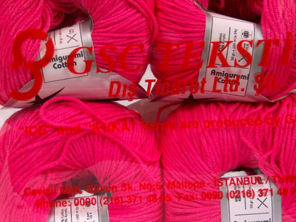 Amigurumi Cotton Neon Pink fnt2-63014